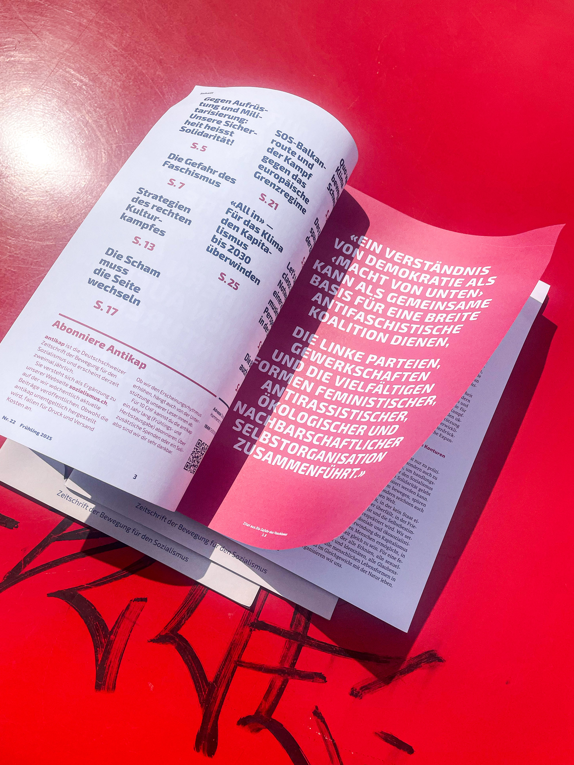 Magazine of sozialismus.ch