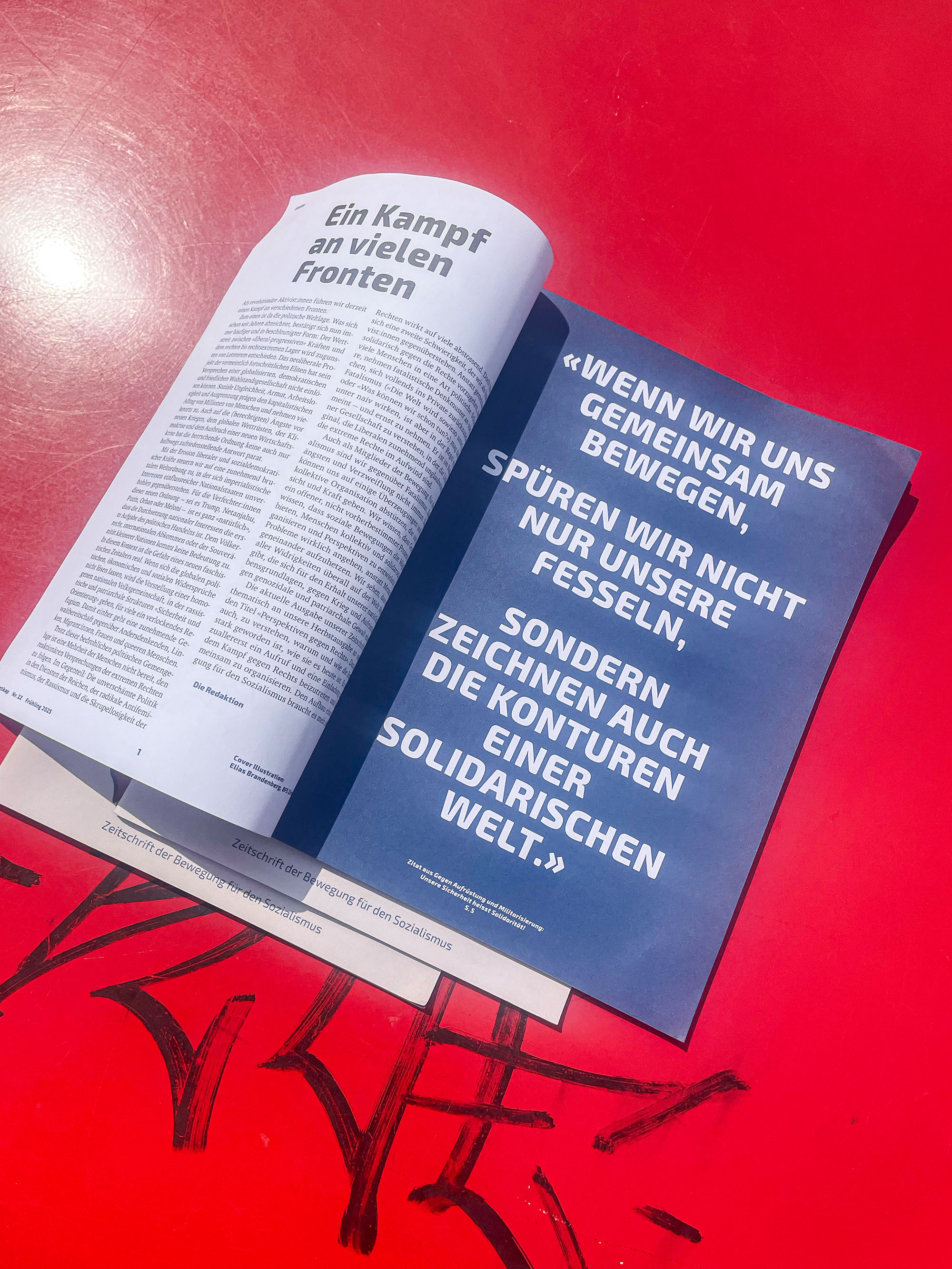 Magazine of sozialismus.ch